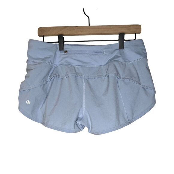 Lululemon Speed Up Short Trail 2.5" Blue Size 8 W7AWYR - Picture 2 of 5